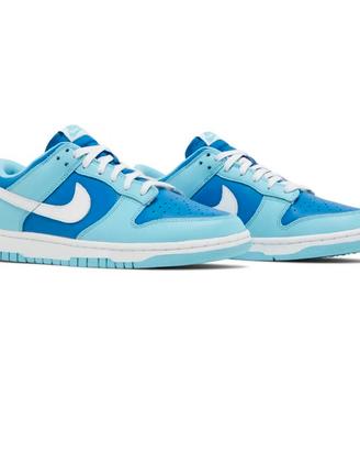 Nike Dunk Low Retro QS White-Argon Blue tg. 45