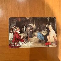 Scheda Telefonica SIP Rivisondoli Presepe Vivente