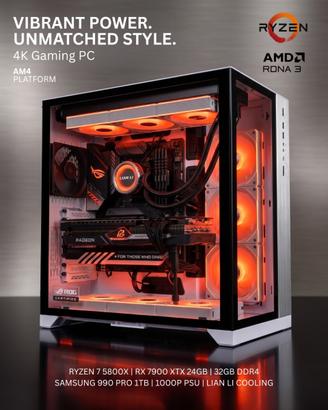 RX 7900 XTX / Ryze 7 5800x / 32GB / LianLi Cooling