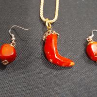 Parure di corallo brasiliano