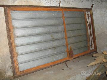 Porta da cancellata esterna/cantina e reti letto