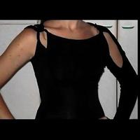 TOP PHARD CON INTRECCI SU SPALLE E SPACCO *NUOVO*