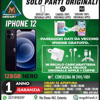 Iphone 12 128gb nero - totalmente originale