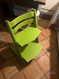 Sedia Stokke verde
