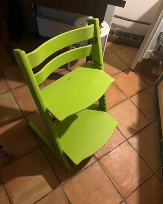 Sedia Stokke verde