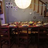 Tavolo in noce + 8 sedie 