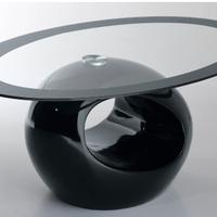 Tavolino salotto con piano in vetro