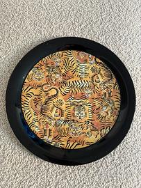 Vassoio circolare con tigri di Gucci