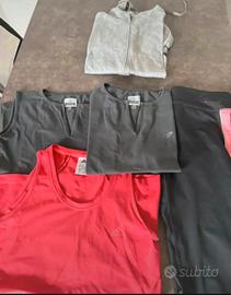 Lotto abbigliamento da palestra