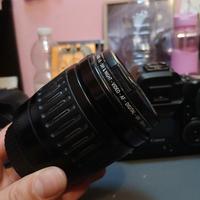 canon 60d con obbiettivo 58mm