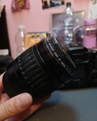 canon 60d con obbiettivo 58mm