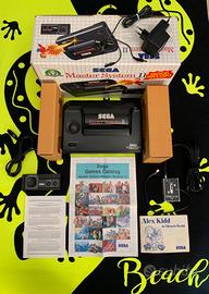 SEGA Master System 2 Box + Light Phaser + 9 giochi