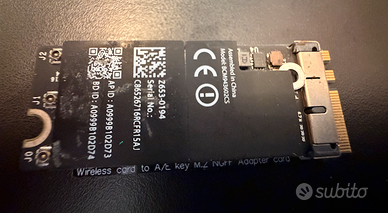 Scheda WiFi/BT Apple BCM943602CS (con adattatore)