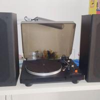 Piatto Giradischi LENCO L133 con casse CORAL