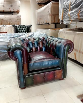 Poltrona nuova chesterfield chester harlequin 