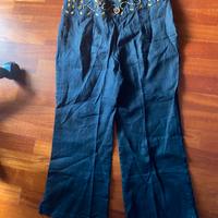 Pantalone lino corto