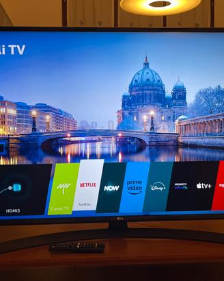 LG 55” 4K Smart TV UJ634V webOS.