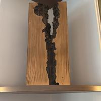 Scultura in metallo bronzato d’arredo