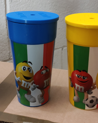 Bicchieri plastica rigida per bibite M&M's