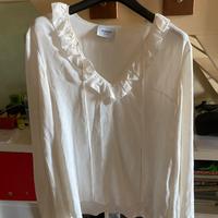 camicia  bianca donna maniche  lunghe