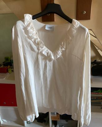camicia  bianca donna maniche  lunghe