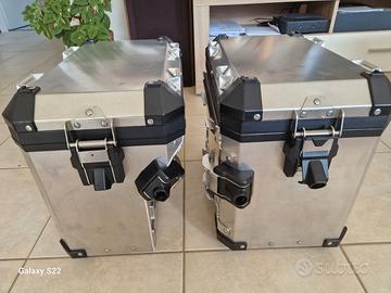 Valige alluminio BMW GS scarico a dx