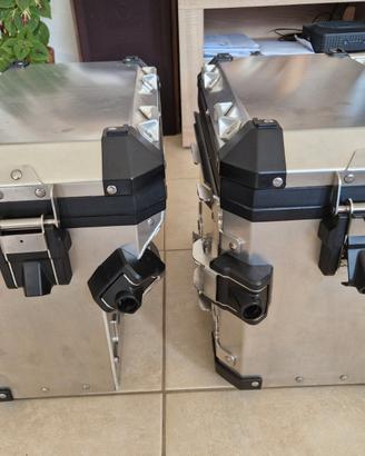 Valige alluminio BMW GS scarico a dx