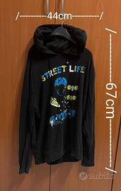 Felpa nera con cappuccio b.p.c. Bonprix Collection