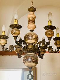 Lampadario vintage antico