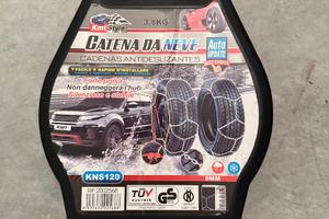 Catene da neve nuove 9mm KNS 120 (R15-18)