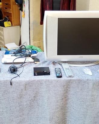 TV jvc 24 pollici più decoder Edison  