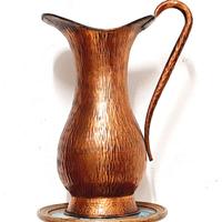 anfora VINTAGE in rame brunito grande H cm 56