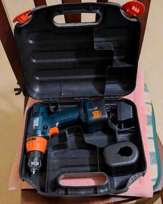 Trapano avvitatore Black & Decker 12V funzionante
