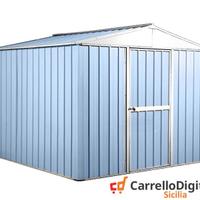 Box porta attrezzi lamiera 276x260 azzurro