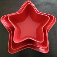 Ciotole a stella rosse