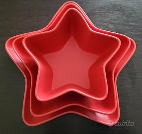 Ciotole a stella rosse