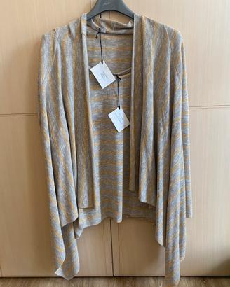 Completo cardigan e maglia
