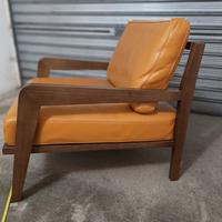 poltrona legno pelle di  design