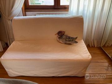 Divano letto con fodera