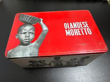 Scatola Latta Vintage OLANDESE MORETTO
