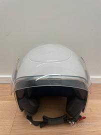 Casco Vespa bianco con visiera
