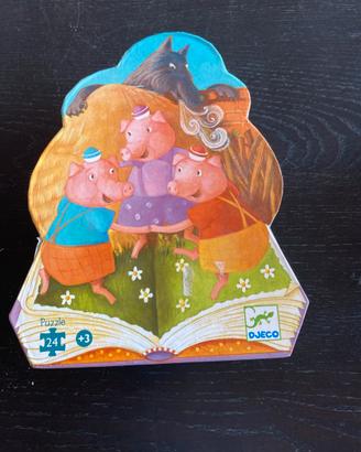 Puzzle Djeco "I Tre Porcellini"