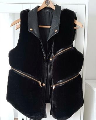 Gilet in pelliccia sintetica