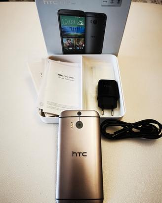 HTC One M8 16 GB grey scatola originale 