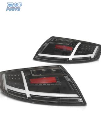 FANALI AUDI TT 06-13 NERI LED DINAMICI