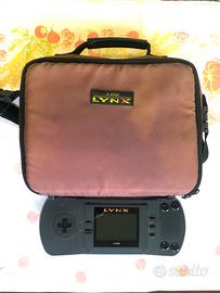 LYNX console anni 80 con 15 giochi & custodia