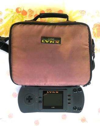 LYNX console anni 80 con 15 giochi & custodia