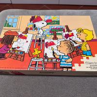 Puzzle vintage Snoopy / Peanuts – Clem Toys-100pz