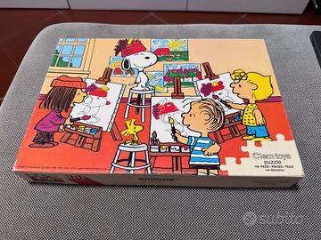 Puzzle vintage Snoopy / Peanuts – Clem Toys-100pz