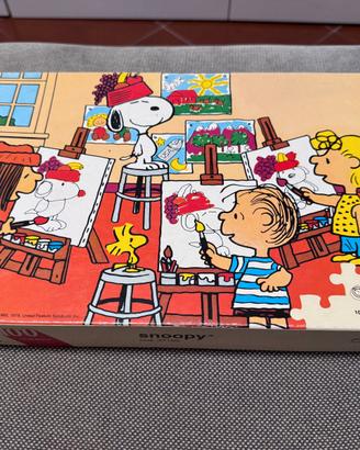 Puzzle vintage Snoopy / Peanuts – Clem Toys-100pz